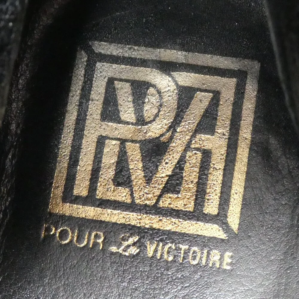Pour La Victoire Marne Black Leather Harness‎ Riding Equestrian Boots